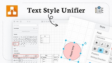 How to unify text fonts and sizes in draw io diagrams