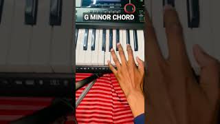 G Minor Chord Lesson | How To Play Chords | Piano Chords | #shorts #viral #youtube |