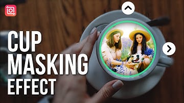 Create a Cup Masking Effect in Your Video☕ (InShot Tutorial)