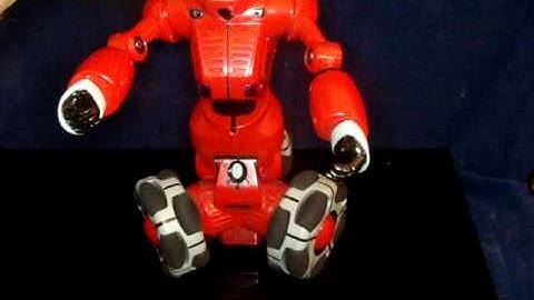 WOWWEE Robotics Red RS Tribot / Tri-Bot 15" Interactive Talking Robot