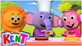 Kent The Elephant | 123 Let's Bake A Cake | Nursery Rhymes