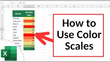 How to Use Color Scales in Excel (Conditional Formatting)
