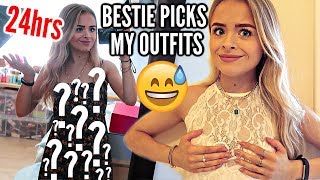 BEST FRIEND PICKS MY OUTFITS FOR 24 HOURS..