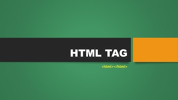 HTML TAG | Root Element | Structure of HTML5