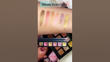 #short Swatches n Review Of Huda Beauty Rose Gold Remastered Palette /Best High End /Adorable Adeeba