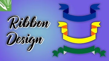 ribbon design in coreldraw | Swirl Ribbon Designing in Coreldraw | 3d ribbon design | tecnophile