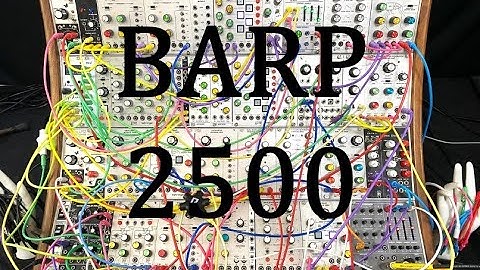 Behringer Arp 2500 System Demo 1 - No Talking 4x126hp