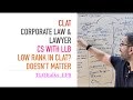 TLOItalks Ep 8 | Corporate Lawyer in India | CLAT | NLU | NO NLU | Low Ranks | Doesn't matter