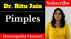 पिम्पल्स की होम्योपैथिक दवा - How to Get Rid of Pimples