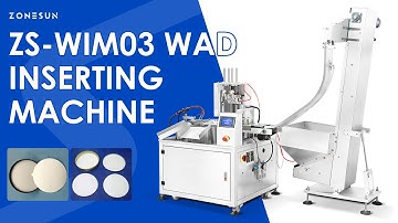 Zonesun ZS-WIM03 Wad Inserting Machine #wadinsertingmachine #foillinermachine