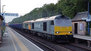 60055 and 56098 passing through Denham Golf Club with an empty HS2 Construction Train - 05/06/2024. by Henrys Adventures 136 views 1 day ago 1 minute, 12 seconds