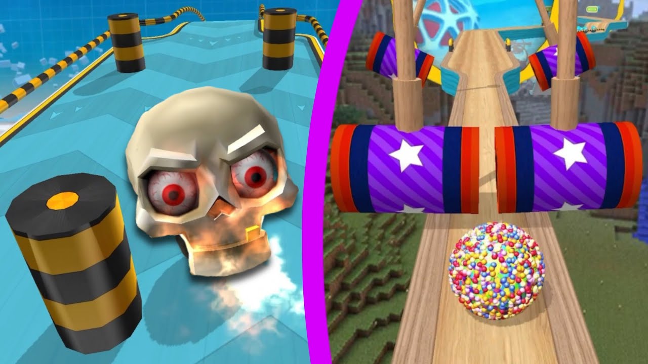 Super Bonus level 🆚 Portal Run GOING BALLS Adventure