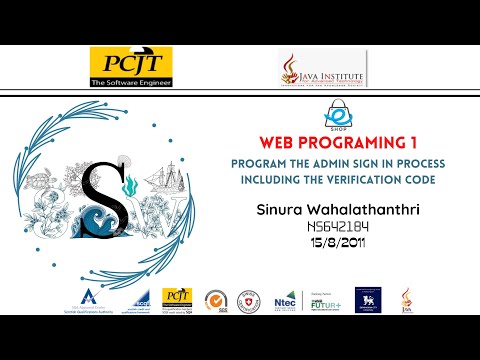 Web Project Task 40 || 1st Year || Semester 01  || Java Institute || Sinura Wahalathanthri