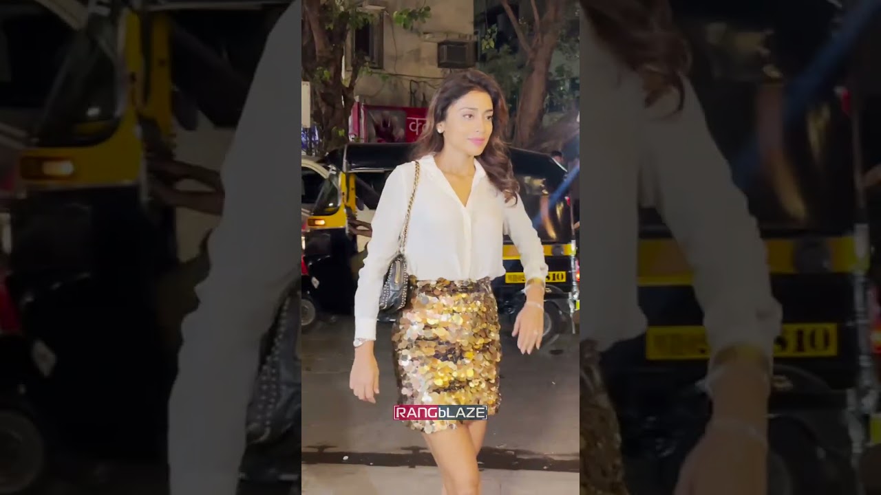 Shriya Saran at Los Cavos Restaurant in Mumbai