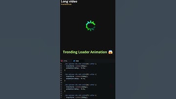 Tranding Loader Animation CSS ☠️ #coding #css #htmlcss #3danimation #rinkujha