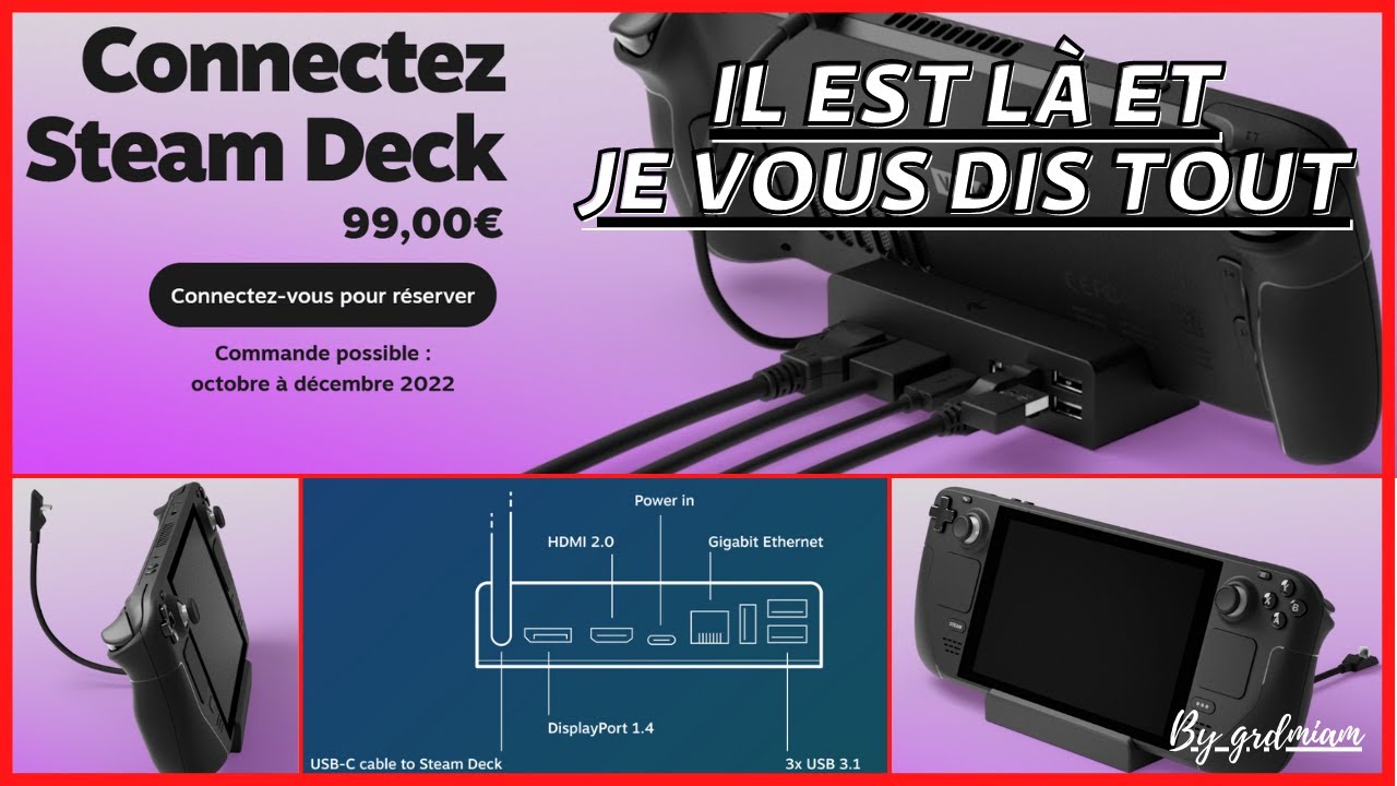 Ce nouveau dock pour le Steam Deck propose une fonctionnalité inédite