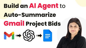 How to Build an AI Agent to Auto-Summarize Gmail Project Bids