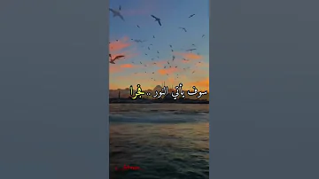 أيها الموجوع صبرا إن بعد الصبر بشرا أيها الباقي بليل سوف ياتي النور فجرا نشيد 