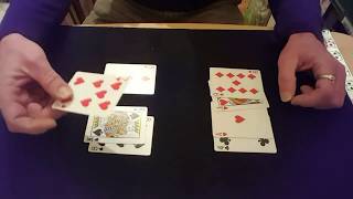 Brain-Wave Monte. Performance and tutorial. Card Mat Tutorials.