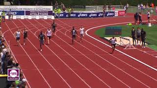 Aix-les-Bains 2018 : 200 m M (Stuart Dutamby en 20''76)