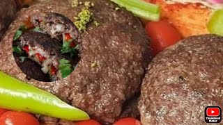 معجوقه اللحمه🥩🧆بالخضار والجبن 🧀كباب المعجوقه الحلبي من مطبخي 🤍fantastic syrian eat 🌺