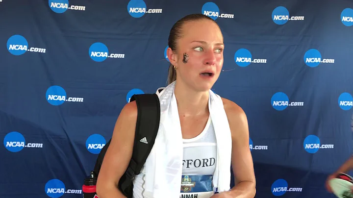 Hannah Steelman talks after finishing third in 201...