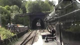 Footplate ride on 7F in 2005