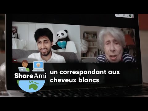 ShareAmi - Un correspondant aux cheveux blanc