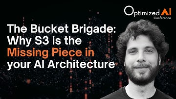 The Bucket Brigade: Why S3 is the Missing Piece in your AI Architecture - Jacopo Tagliabue