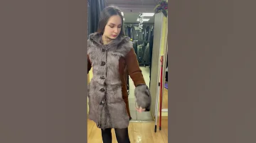 Дубленка женская из меха козы