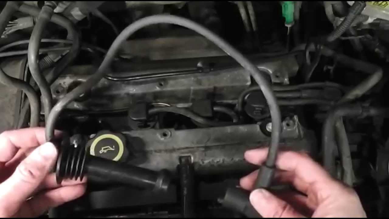 Ford Focus HT Leads (High Tension Leads) Change - YouTube ford 4 6 ltr engine diagram 