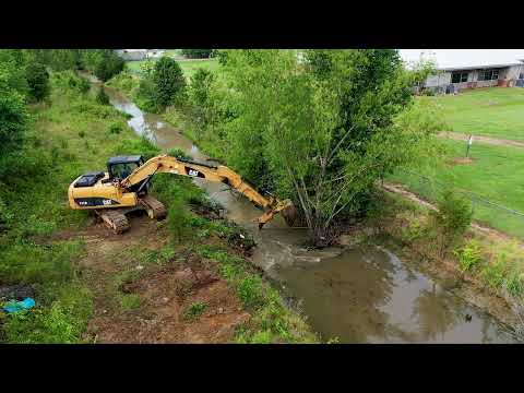 Beaver dam & brush removal from drainage ditch near Bob Courtway Middle School & Nicole Place