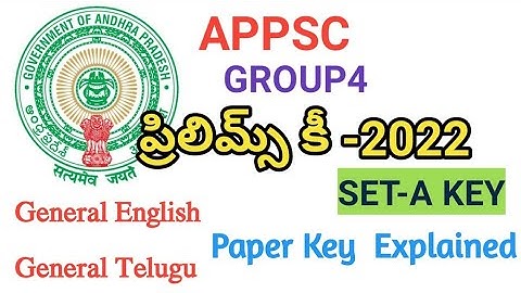 APPSC GROUP4 PRELIMS EXAM SET-A PAPER2(101-150)KEY&Answers Explained2022#appsc#group_4#prelimsexam