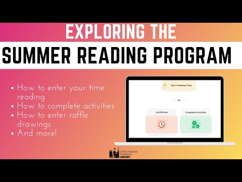 Explore the summer reading program online