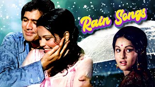 Rain Songs Playlist 🌧️ | Lata Mangeshkar, Mohd Rafi, Kishore Kumar, Asha Bhosle | Old Hindi Songs