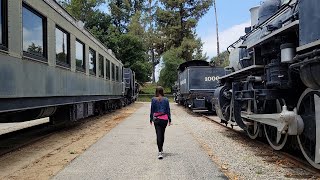 Retired Train Cars in Griffith Park