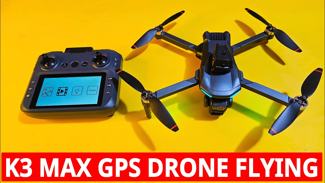 K3 MAX GPS Drone Flying Test 🚀 | K3 MAX Drone Flight 4K Camera Quality | Best Budget GPS Drone 2025