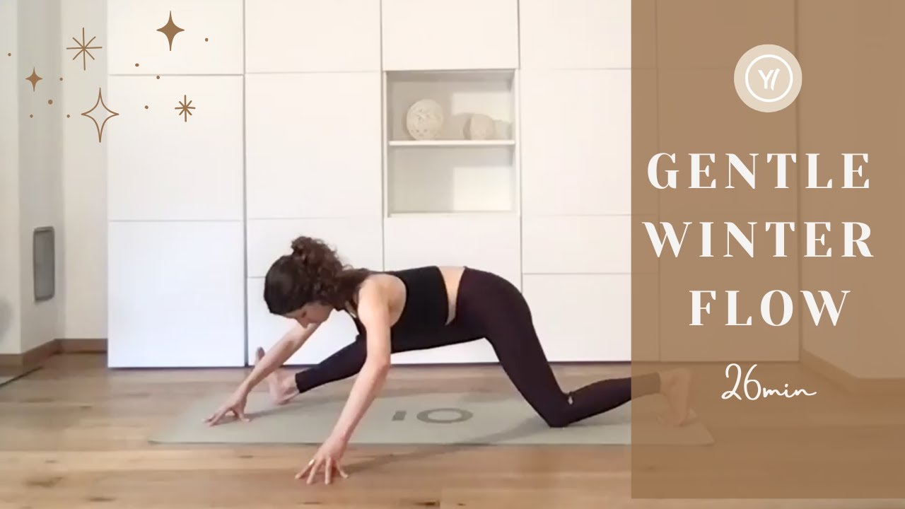 Gentle Winter Flow – 26 Minuten sanftes Yoga für Ruhe, Balance & neue Energie ❄️