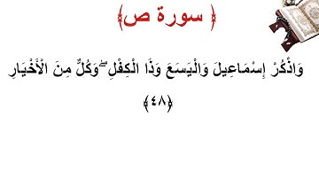 سورة ص الأية 48