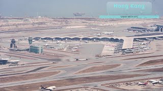 Mega Airport Hong Kong Airport with Air Traffic Control ATC in 4K