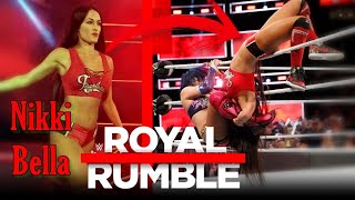 NIKKI BELLA at Royal Rumble 2018 WWE
