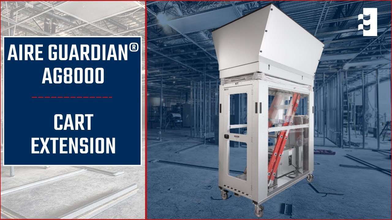 Assembling AIRE GUARDIAN® AG8000 Containment Cart Extension | Abatement ...