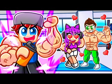 My Girlfriend CHEATED ON ME, So I Became the STRONGEST in Roblox GYM LEAGUE!