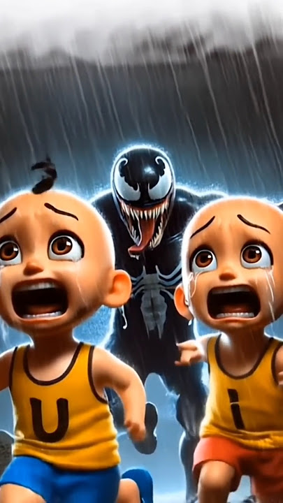 Upin dan Ipin Dikejar Venom #parodi #funny #Shorts