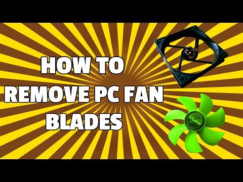 Video: How To Disassemble A Fan