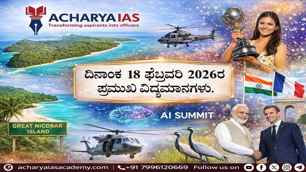 Daily Current Affairs | Acharya IAS | 9035544611 / 7996120669 | - YouTube