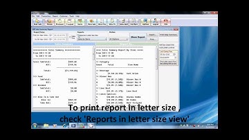 How to check sales report.
