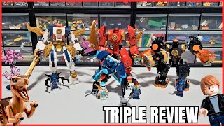 Nos Invaden Los Mechs - Lego Ninjago Dragons Rising Elemental Mechs Triple Review