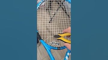Why Tennis Players Cut Racket Strings