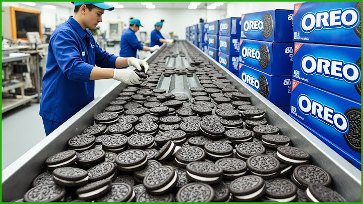 ¿Cómo se hacen las galletas Oreo? 🍪 | Millones de unidades producidas cada día en la fábrica